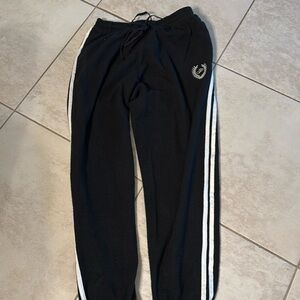 Pink fleece sweatpants